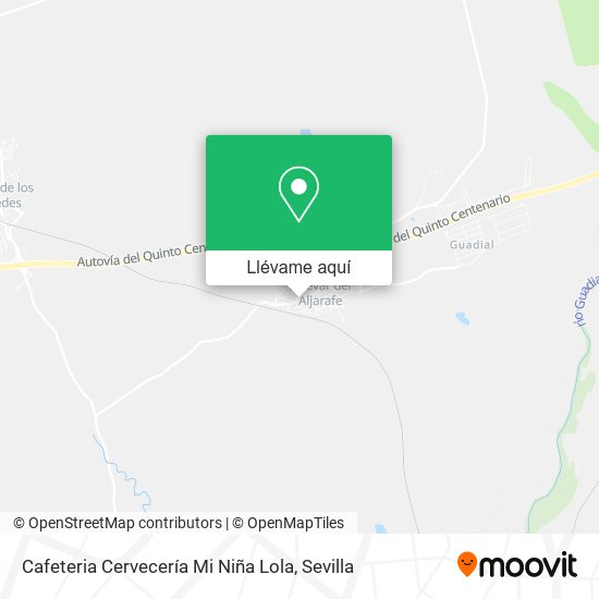 Mapa Cafeteria Cervecería Mi Niña Lola