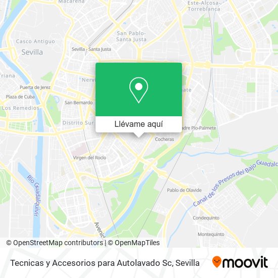 Mapa Tecnicas y Accesorios para Autolavado Sc