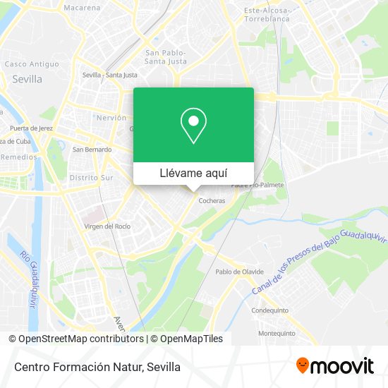 Mapa Centro Formación Natur