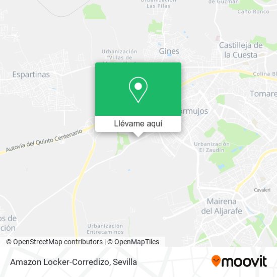 Mapa Amazon Locker-Corredizo