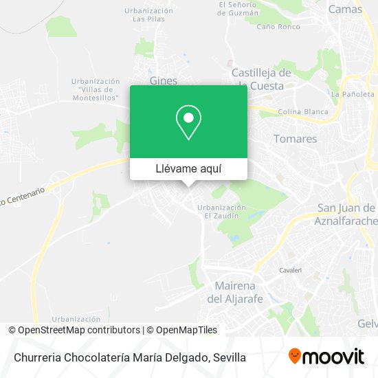 Mapa Churreria Chocolatería María Delgado