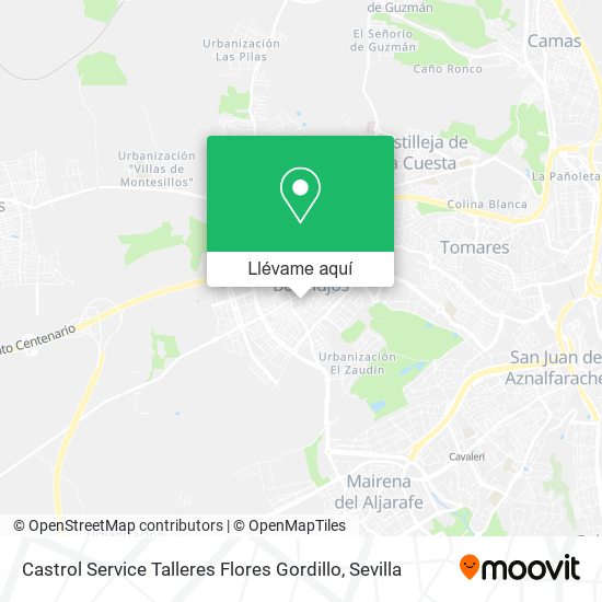 Mapa Castrol Service Talleres Flores Gordillo