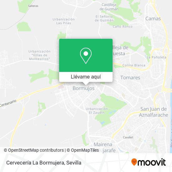 Mapa Cervecería La Bormujera