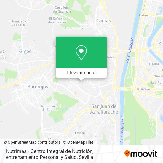 Mapa Nutrimas - Centro Integral de Nutrición, entrenamiento Personal y Salud