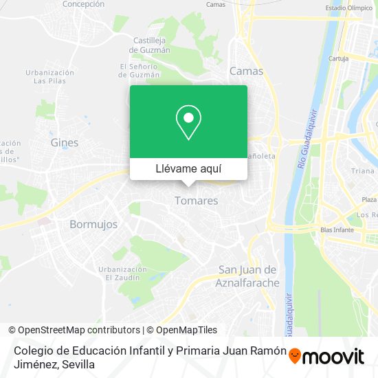 Mapa Colegio de Educación Infantil y Primaria Juan Ramón Jiménez
