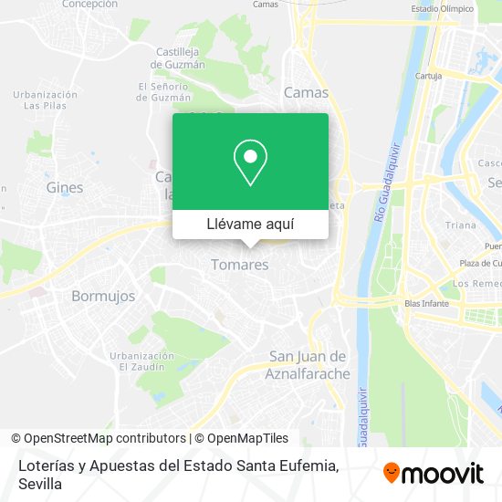 Mapa Loterías y Apuestas del Estado Santa Eufemia