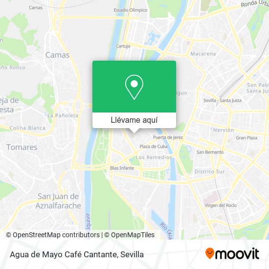 Mapa Agua de Mayo Café Cantante