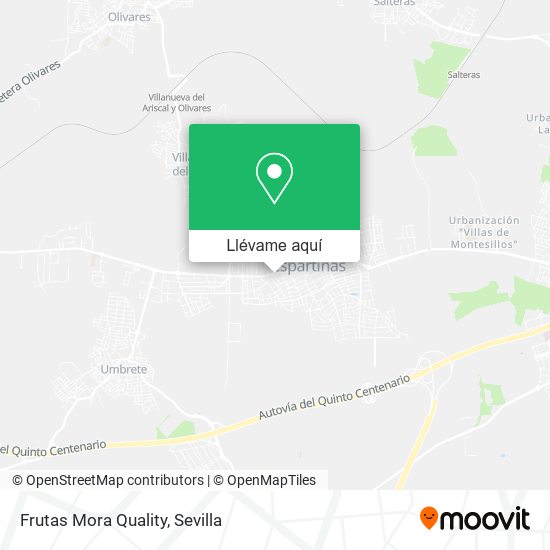 Mapa Frutas Mora Quality
