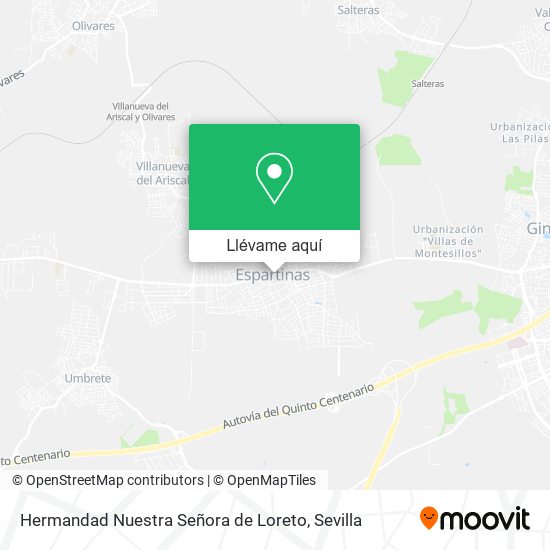 Mapa Hermandad Nuestra Señora de Loreto