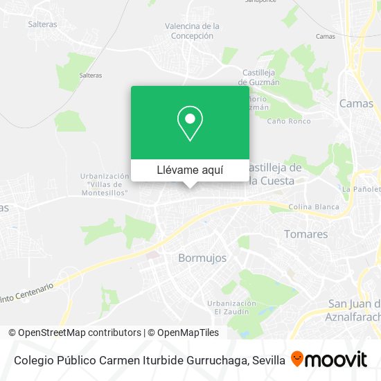 Mapa Colegio Público Carmen Iturbide Gurruchaga