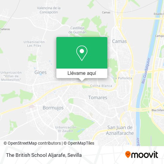 Mapa The British School Aljarafe