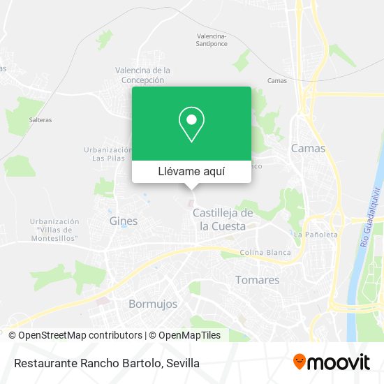 Mapa Restaurante Rancho Bartolo