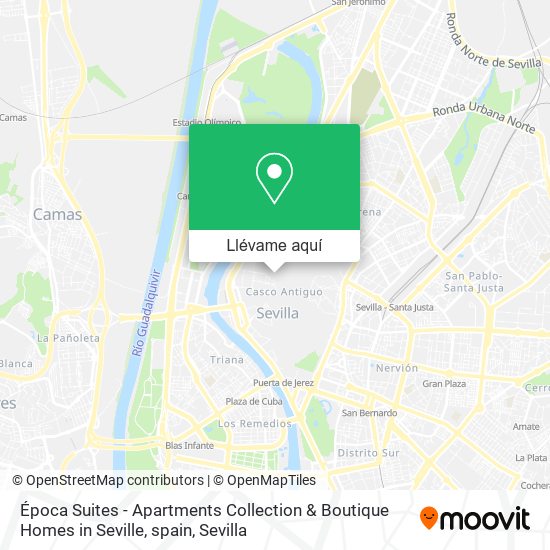 Mapa Época Suites - Apartments Collection & Boutique Homes in Seville, spain