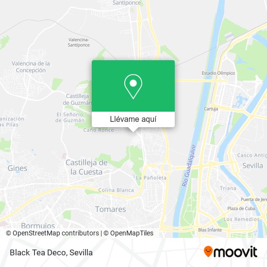 Mapa Black Tea Deco