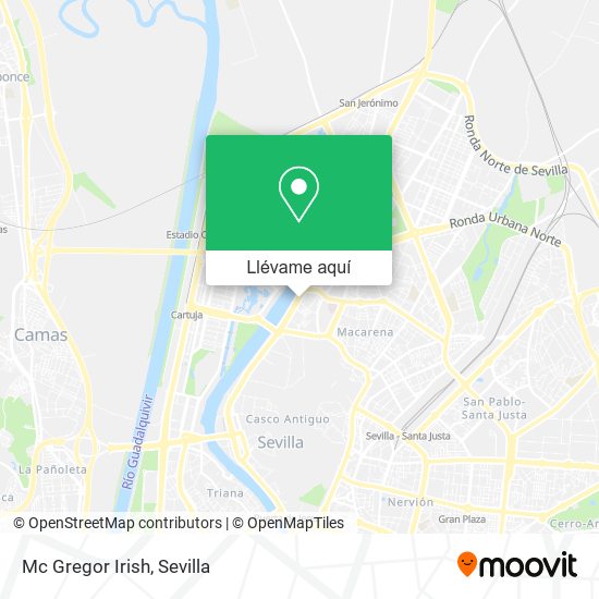 Mapa Mc Gregor Irish