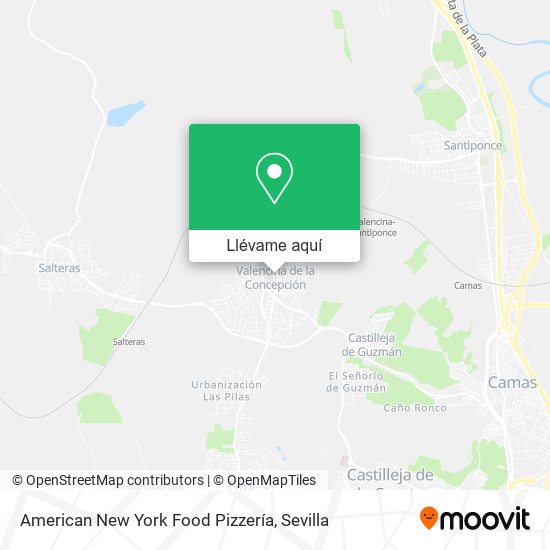 Mapa American New York Food Pizzería