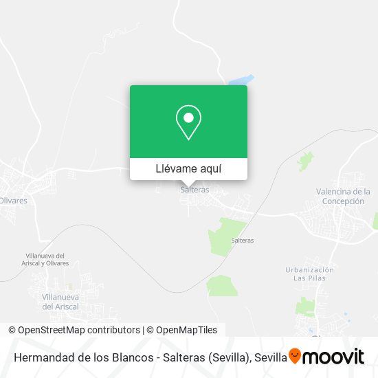 Mapa Hermandad de los Blancos - Salteras (Sevilla)