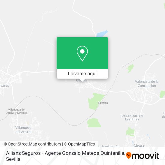 Mapa Allianz Seguros - Agente Gonzalo Mateos Quintanilla