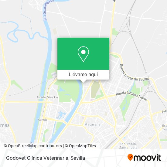 Mapa Godovet Clínica Veterinaria