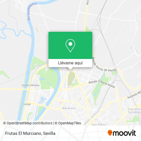Mapa Frutas El Murciano