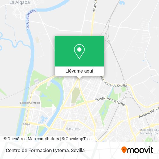 Mapa Centro de Formación Lytema
