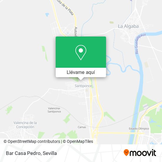 Mapa Bar Casa Pedro