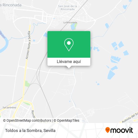 Mapa Toldos a la Sombra