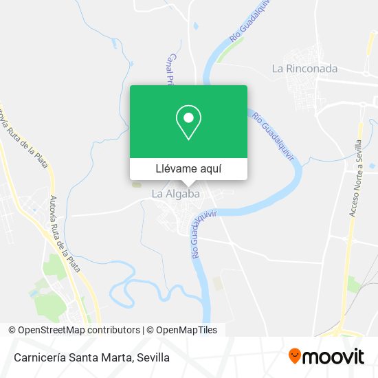 Mapa Carnicería Santa Marta