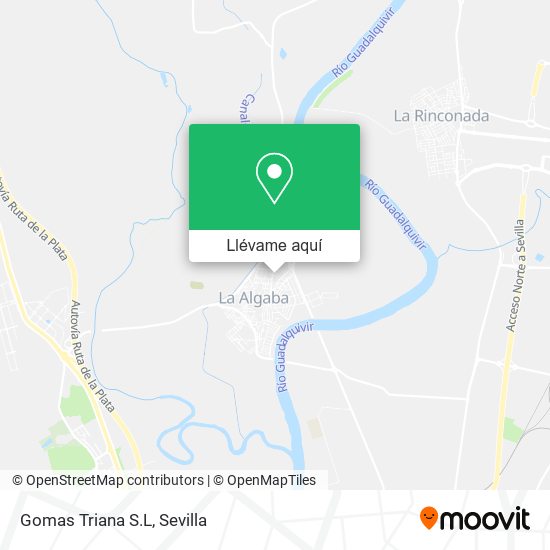 Mapa Gomas Triana S.L