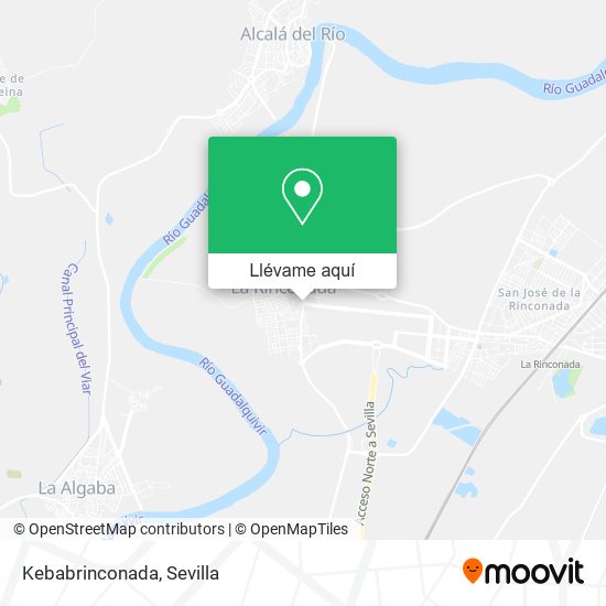 Mapa Kebabrinconada