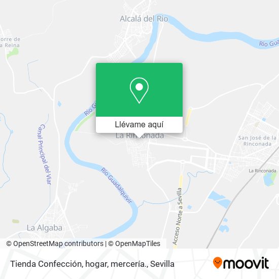 Mapa Tienda Confección, hogar, mercería.