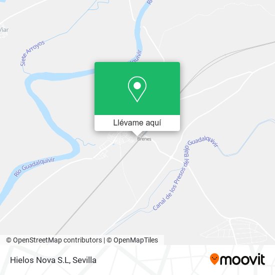 Mapa Hielos Nova S.L