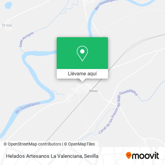 Mapa Helados Artesanos La Valenciana