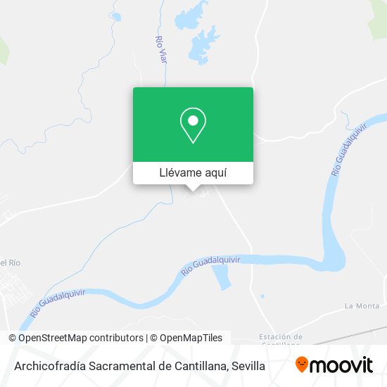 Mapa Archicofradía Sacramental de Cantillana