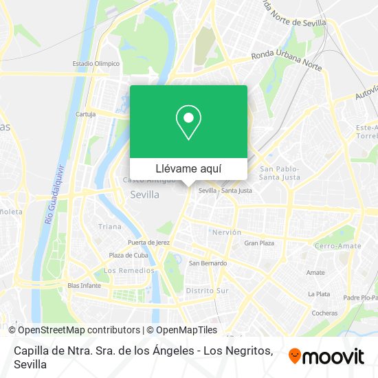 Mapa Capilla de Ntra. Sra. de los Ángeles - Los Negritos