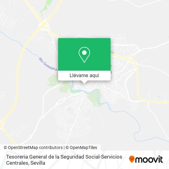 Mapa Tesoreria General de la Seguridad Social-Servicios Centrales