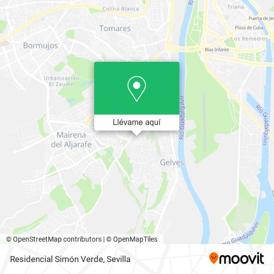 Mapa Residencial Simón Verde