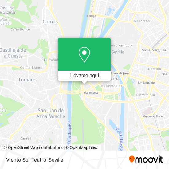 Mapa Viento Sur Teatro