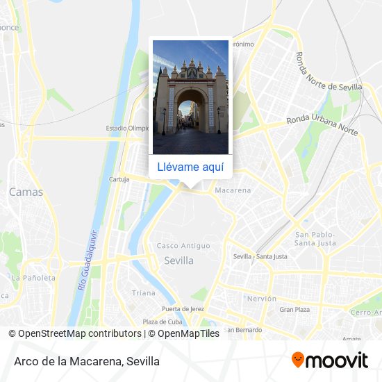 Mapa Arco de la Macarena