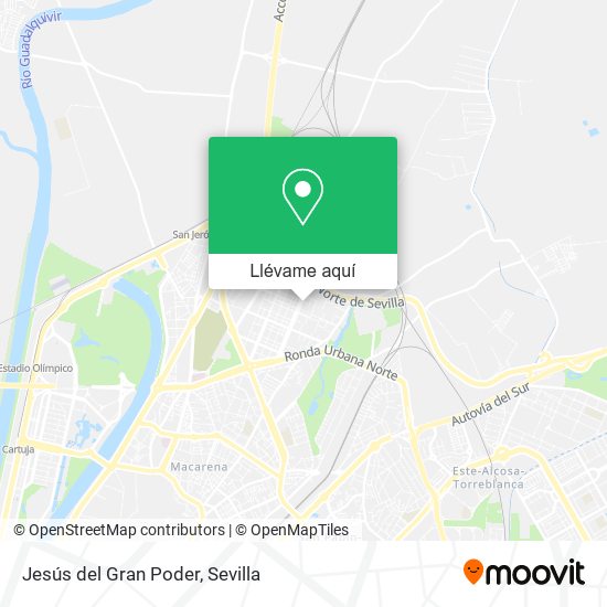 Mapa Jesús del Gran Poder