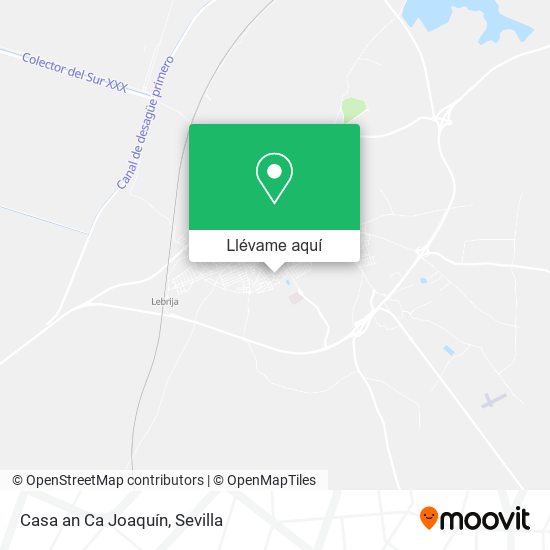 Mapa Casa an Ca Joaquín