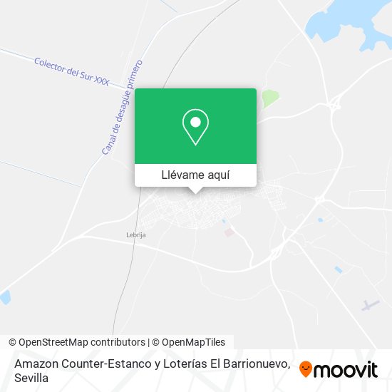 Mapa Amazon Counter-Estanco y Loterías El Barrionuevo