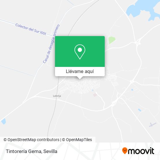 Mapa Tintorería Gema