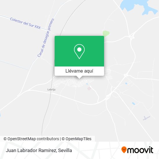 Mapa Juan Labrador Ramírez