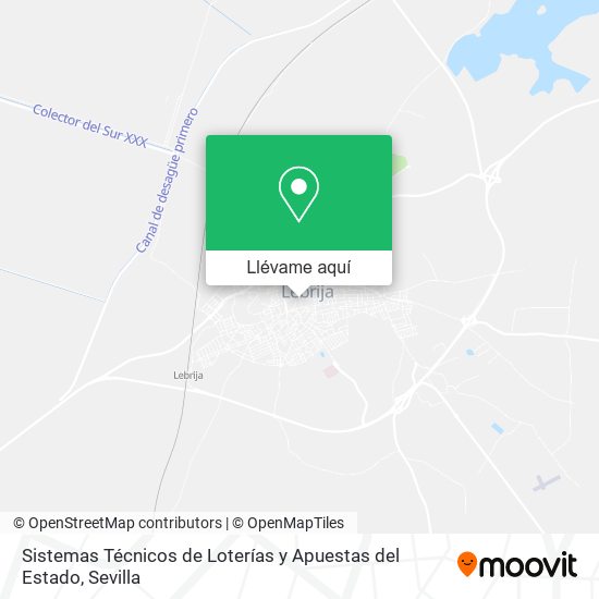 Mapa Sistemas Técnicos de Loterías y Apuestas del Estado