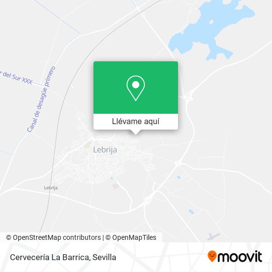 Mapa Cervecería La Barrica