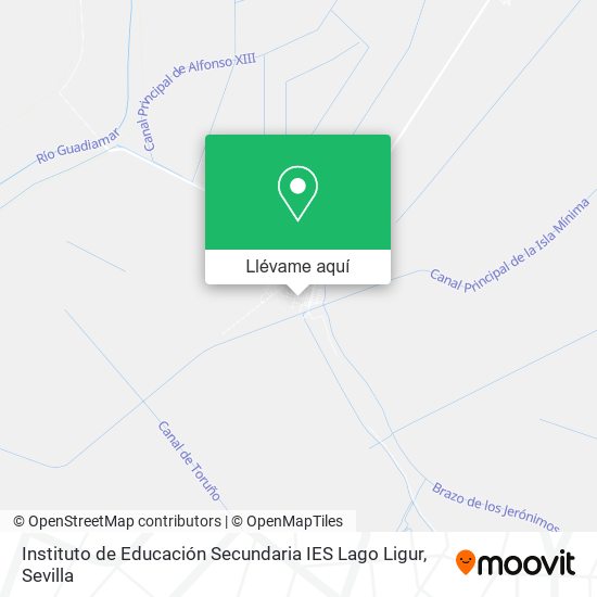 Mapa Instituto de Educación Secundaria IES Lago Ligur