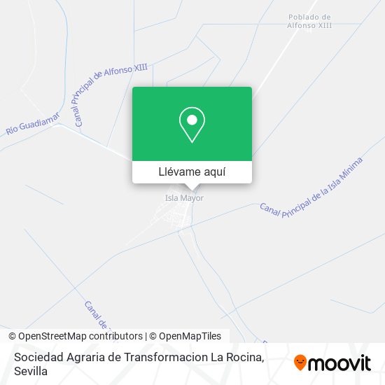 Mapa Sociedad Agraria de Transformacion La Rocina