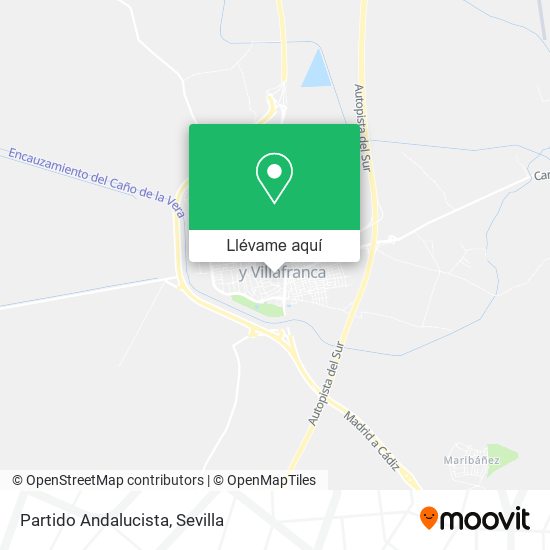 Mapa Partido Andalucista