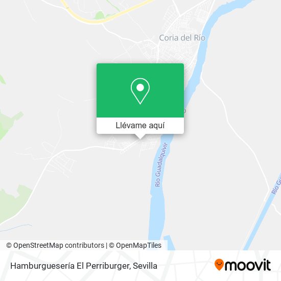 Mapa Hamburguesería El Perriburger